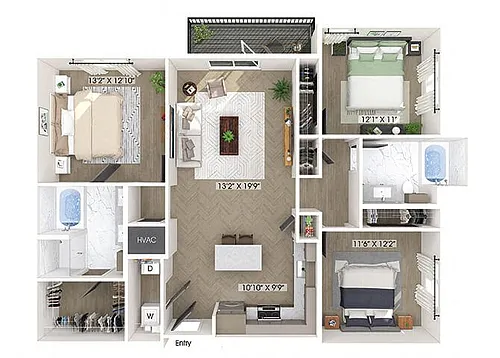Floor plan C1
