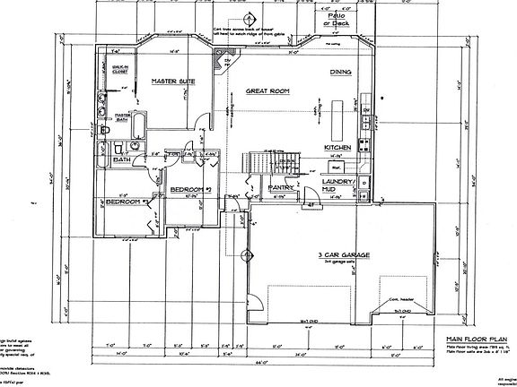 Main Level Floor Plan
