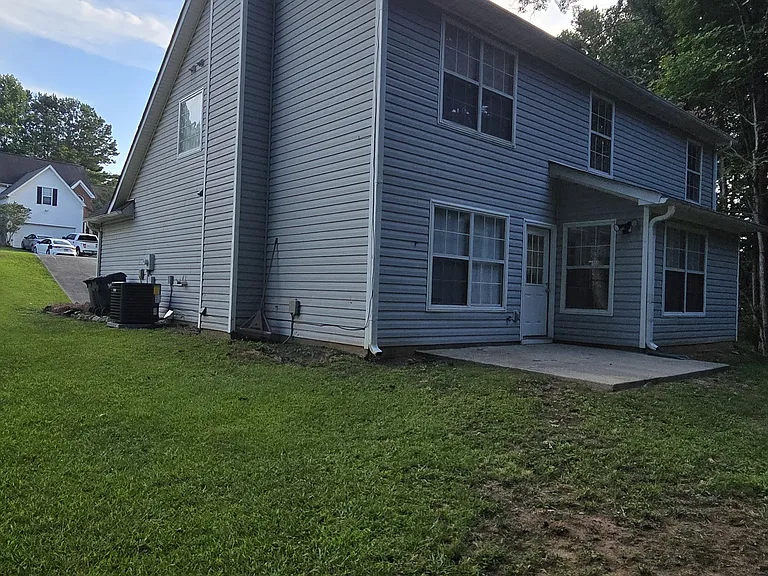 Back side of home