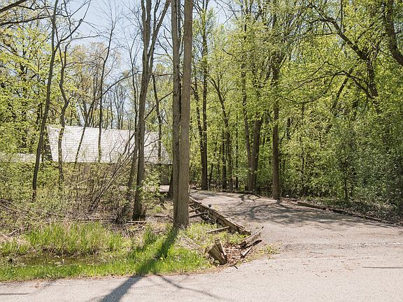 House is setback from the road for privacy