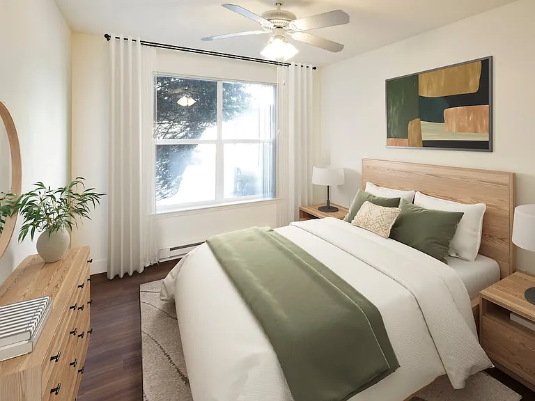 Classic Package I bedroom with hard surface flooring
