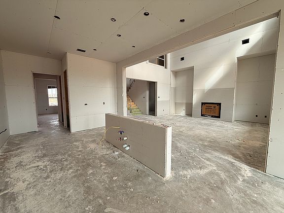 Progress Photo - Kitchen and Living Room