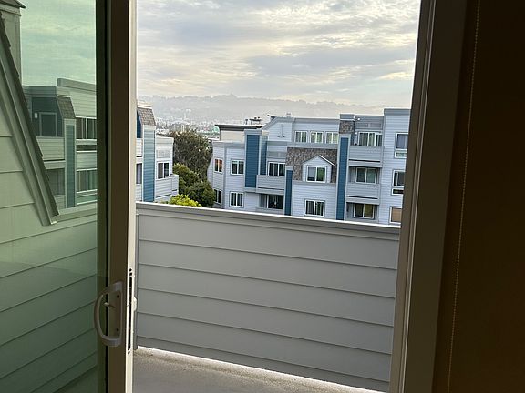 private balcony, including private storage closet.