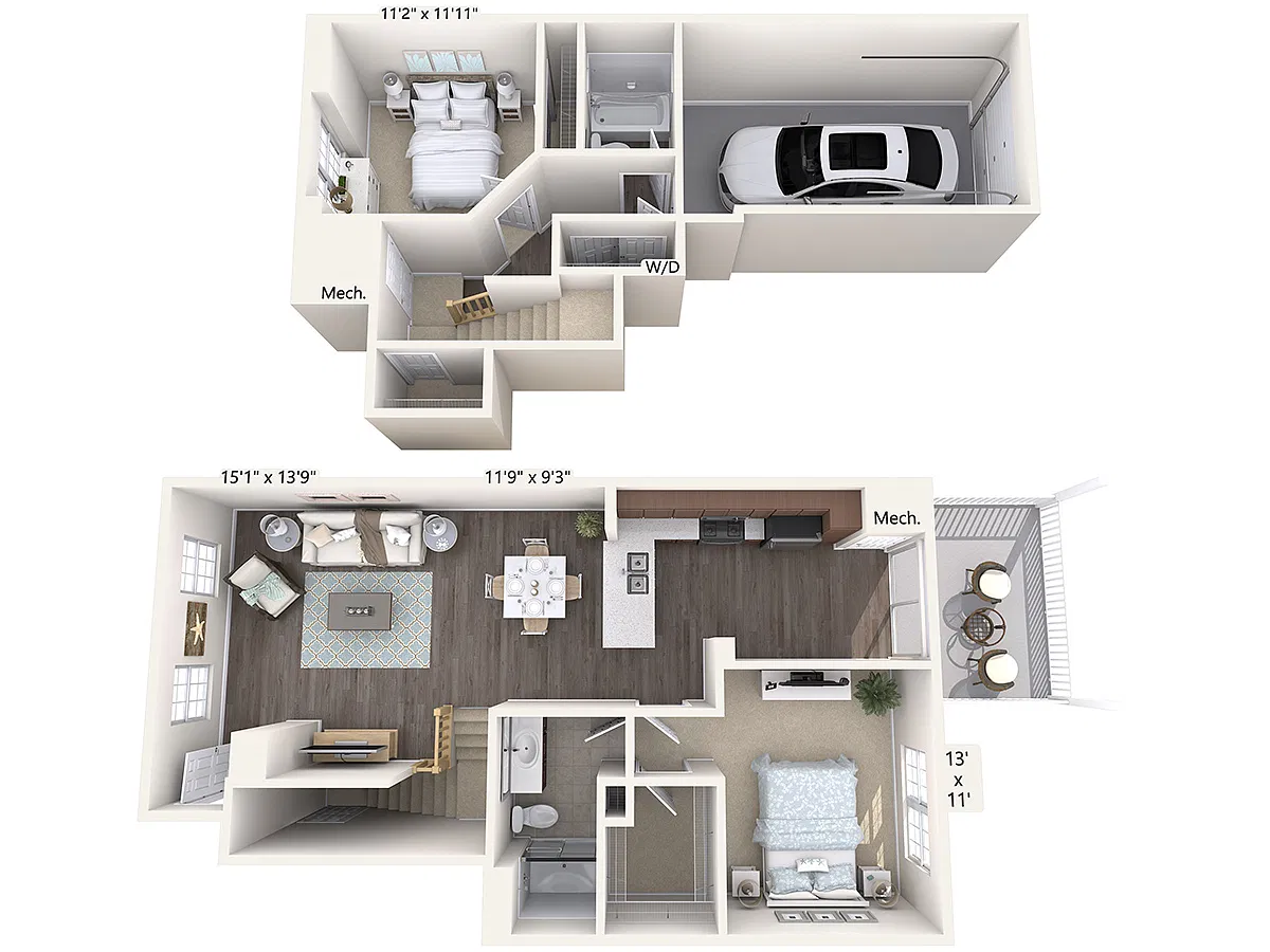 Floor plan B1TG-S