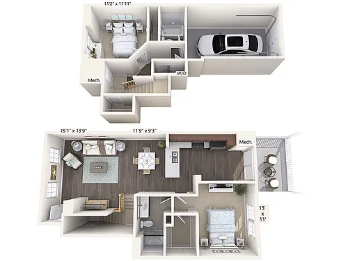 Floor plan B1TG-S