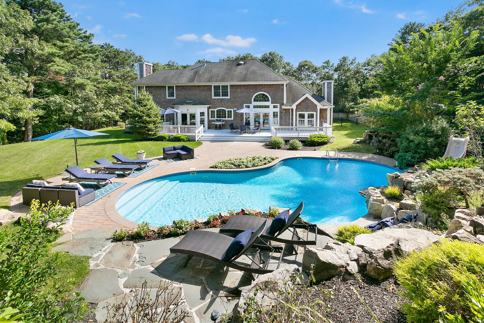  Lush Landscaping residing on one full acre