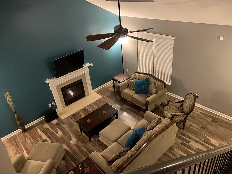 Living room from stairs