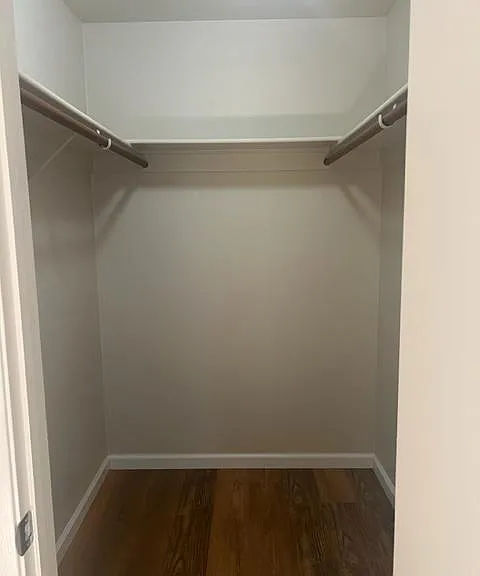 walk in closet in the second bedroom