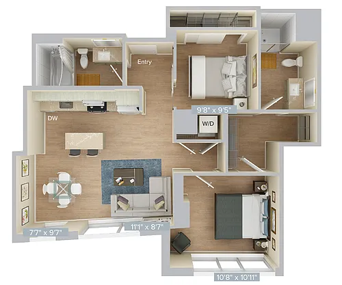 Floor plan B1-934-938