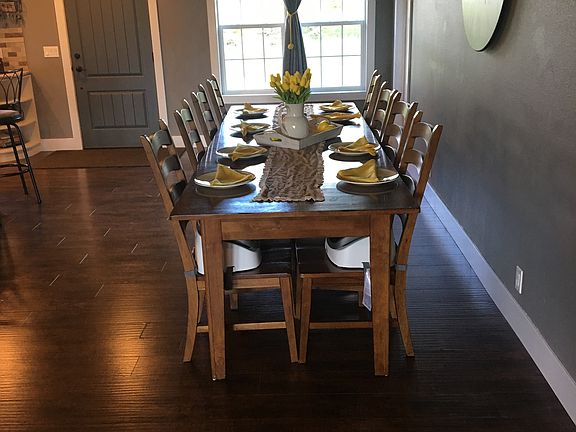 Dining room from living room