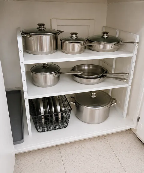 Suggested lower kitchen storage