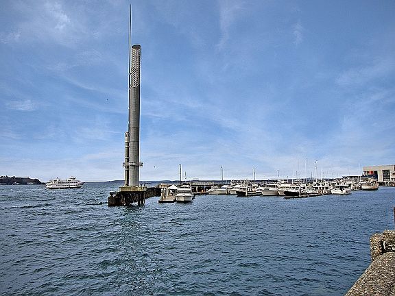 Marina view across street