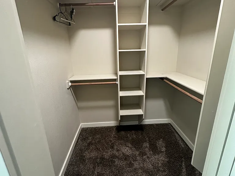 Primary walk in closet