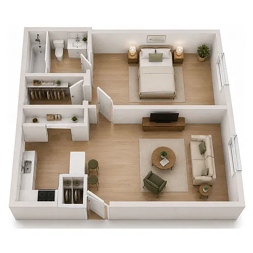 Floor plan Aries