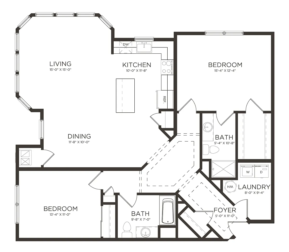 Floor plan E1