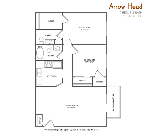 Floor plan Arrowhead