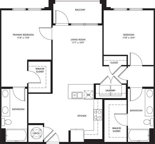 Floor plan B1