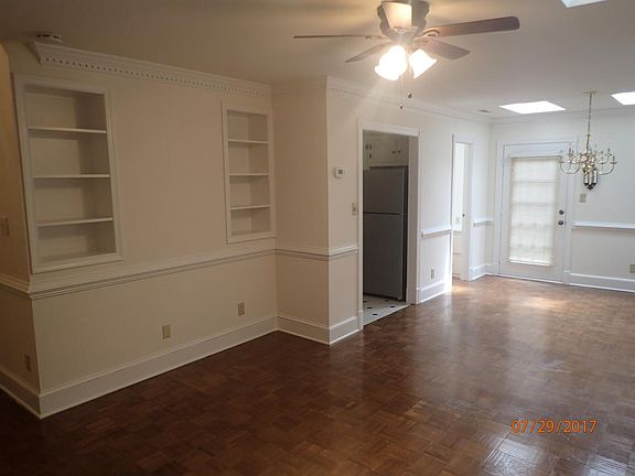 Living Room with built-in bookcases