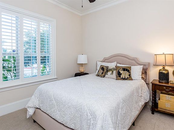 First floor secondary bedroom is the perfect space to use as a home office.