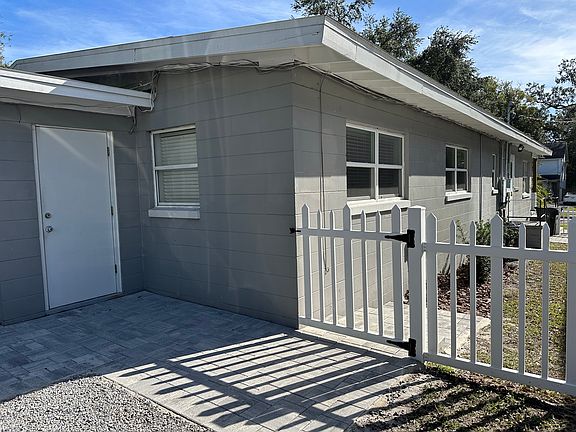 Access to unit from private parking area.