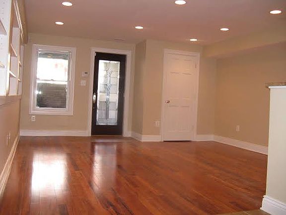 Living room and front door
