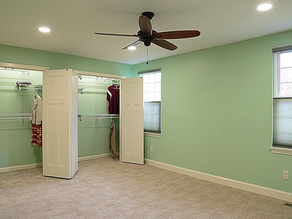 Abundant closet space