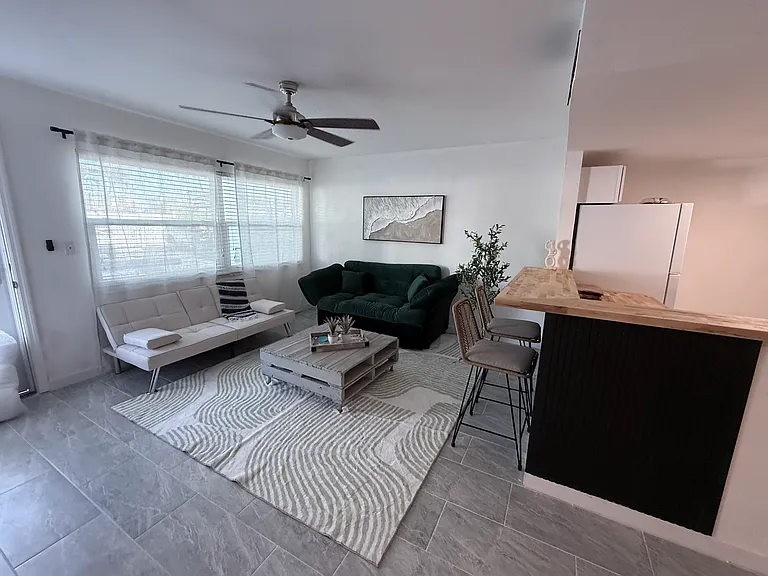 Clean Open Living Space Area
