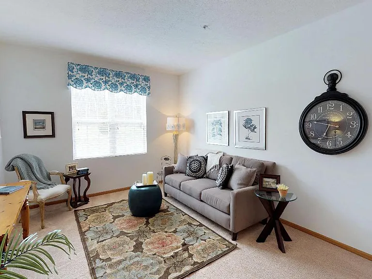 2 Bedroom 1 Bathroom Model Living Room