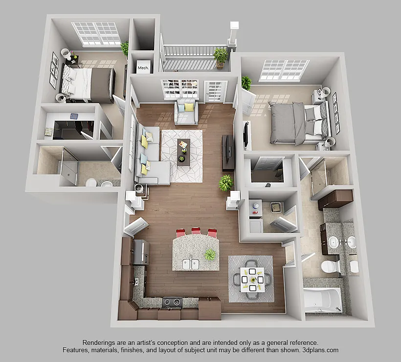 Floor plan The Cedar
