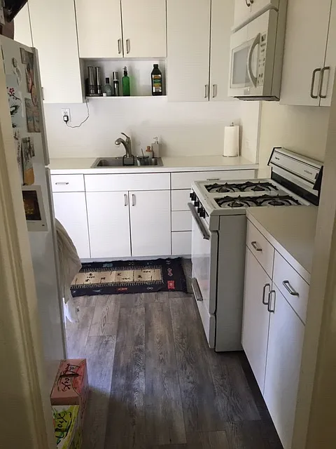 Kitchen with luxury vinyl plank flooring - 1803 Chalcedony St