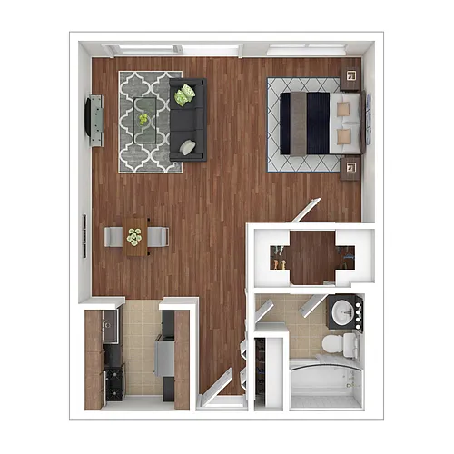 Floor plan STUDIO