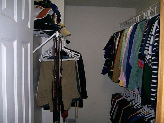 Master walk in closet