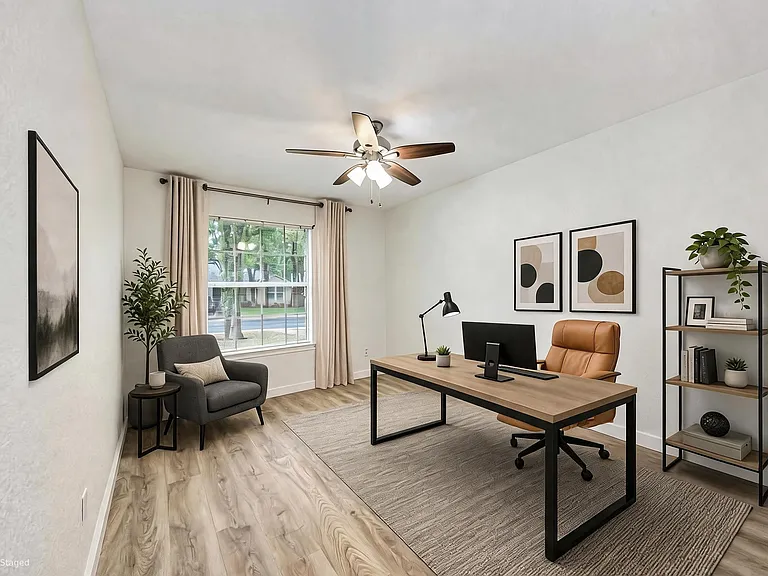Bedroom/Office, Virtually staged