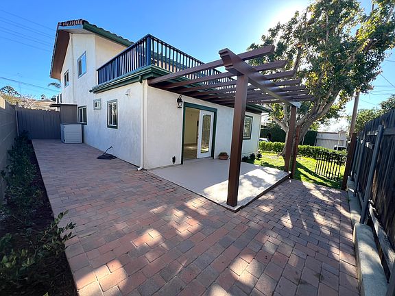 406 N. Canada back yard, patio and yard