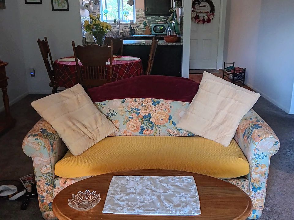 Living room, dining room, kitchen view