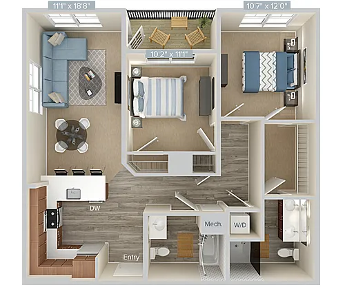 Floor plan B3-975