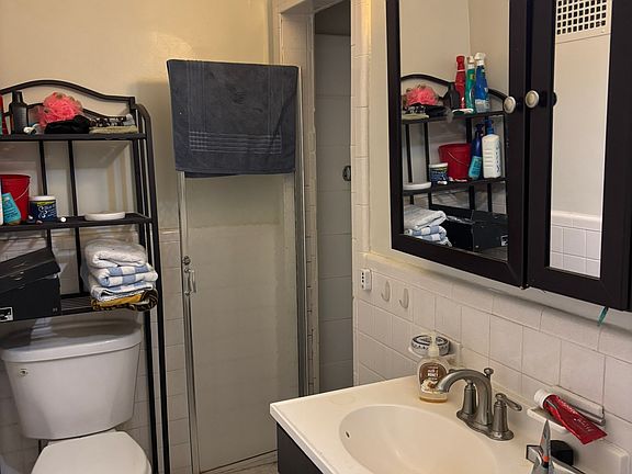 Shower bathroom off of master bedroom