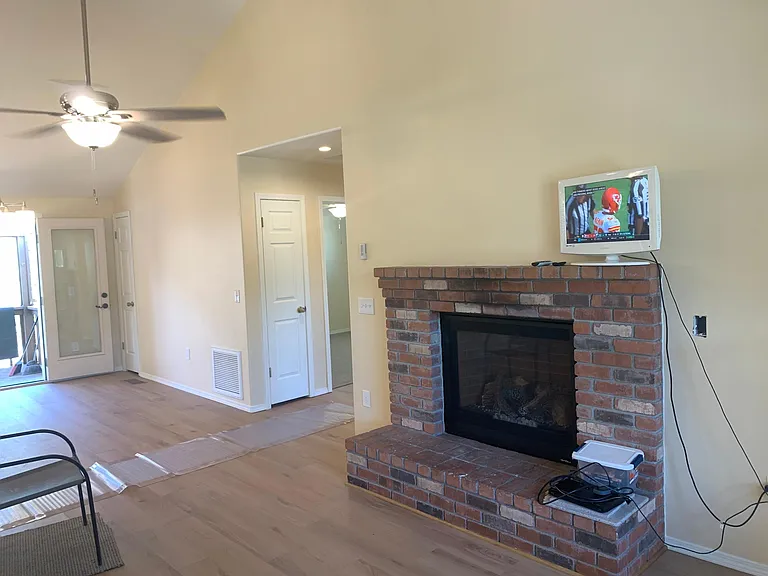 Living Room with Gas fireplace