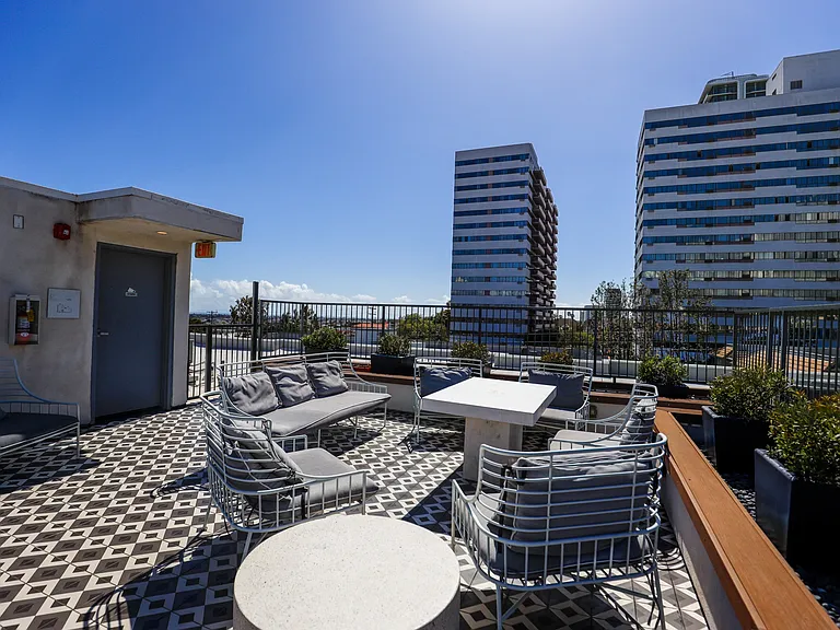Seating Area on the Rooftop Terrace