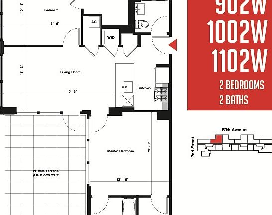 2nd image of 214 50th Ave #1102W