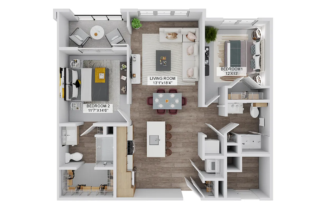 Floor plan The Legacy (B1)