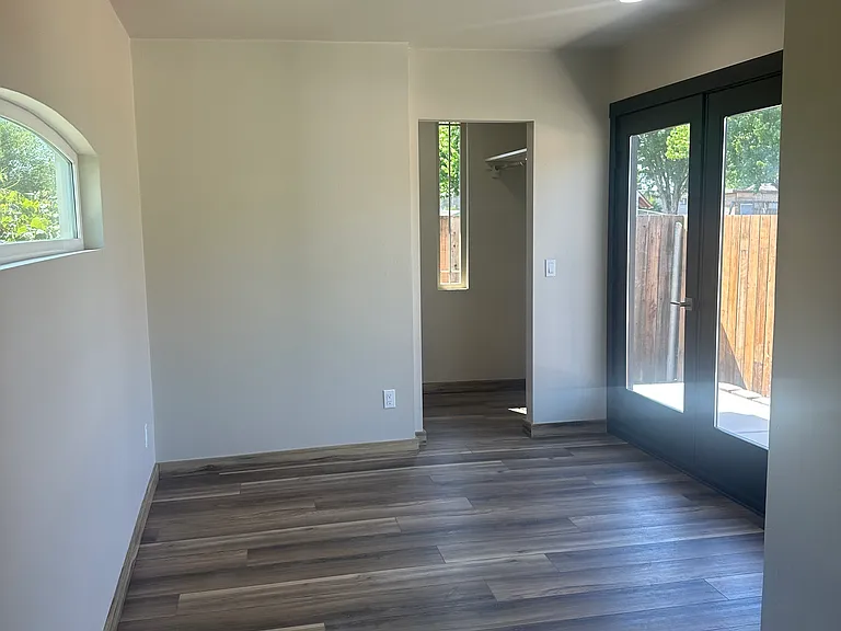 Bedroom and step in closet