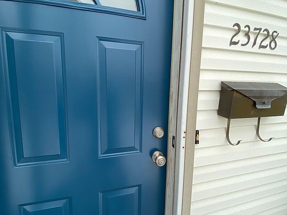 The house with the blue door!