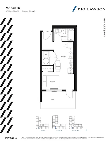 Floor plan Vaseux