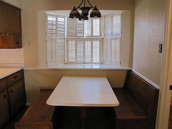Built In Table at Breakfast Area