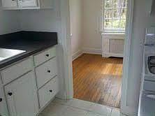 view from kitchen to eating 