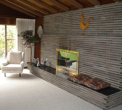 Dual Sided Fireplace - Living Room Side