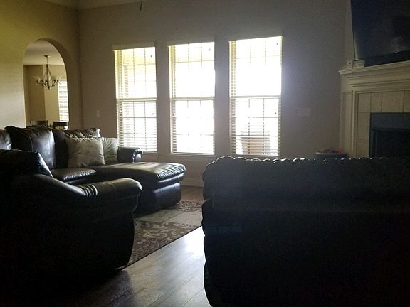 Looking out to back yard