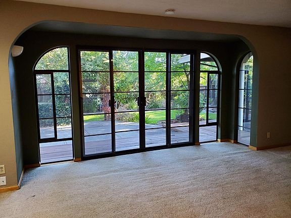 View of Garden from Living/Dining Room