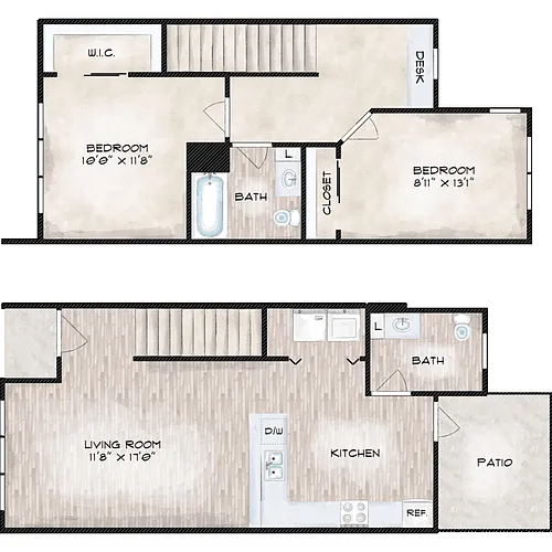 Floor plan Iris Townhouse